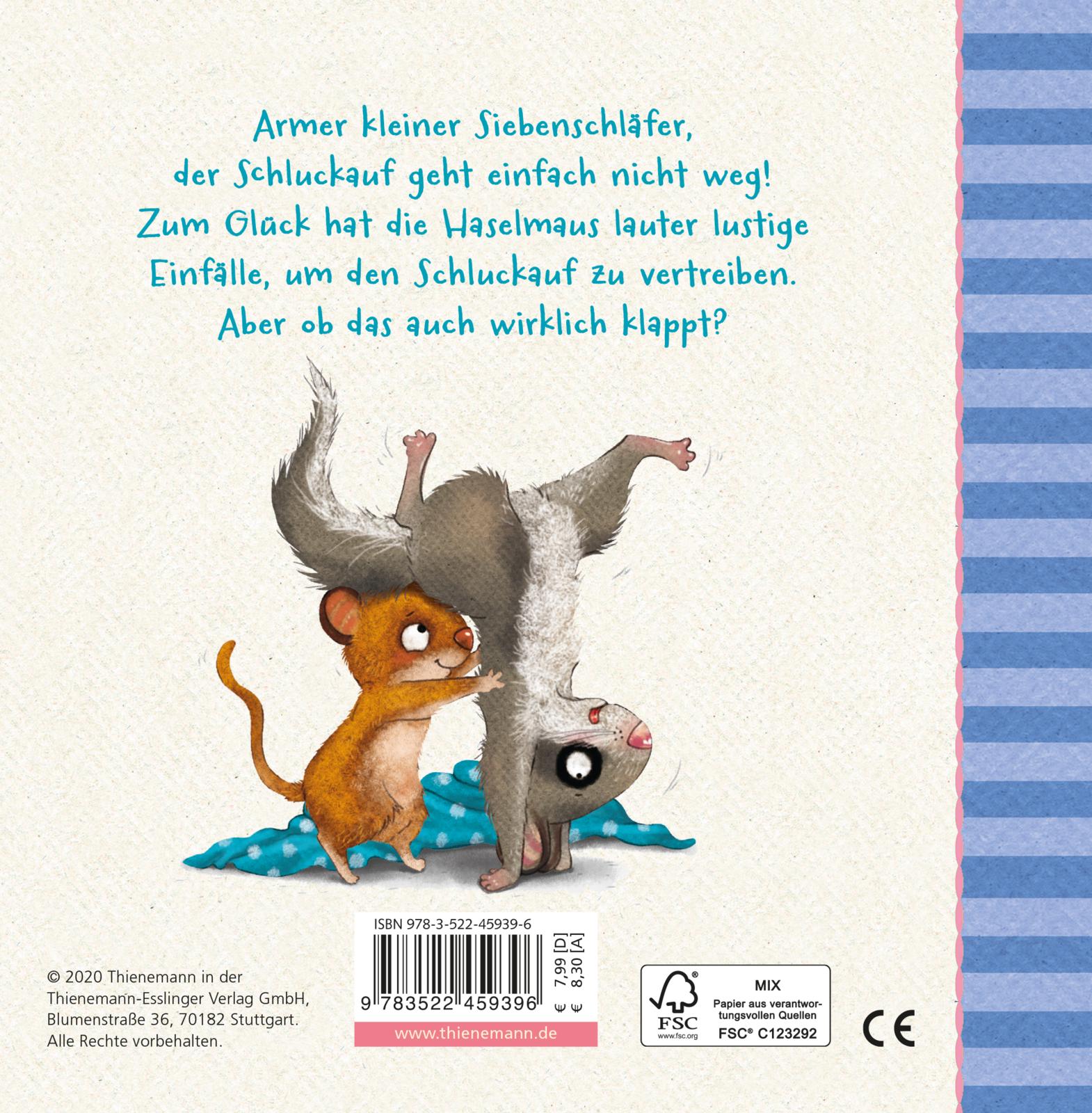 Rückseitencover Der kleine Siebenschläfer: Wie geht der Schluckauf wieder weg?
