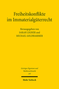 Vorderes Coverbild Freiheitskonflikte im Immaterialgüterrecht