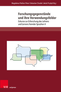 Vorderes Coverbild Forschungsgegenstände und ihre Verwendungsfelder