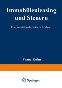 Vorderes Coverbild Immobilienleasing und Steuern