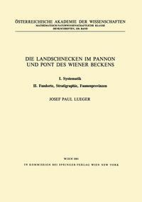 Vorderes Coverbild Die Landschnecken im Pannon und Pont des Wiener Beckens