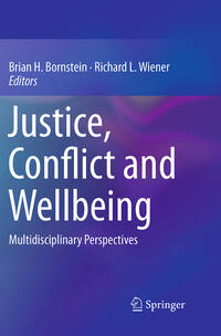 Vorderes Coverbild Justice, Conflict and Wellbeing