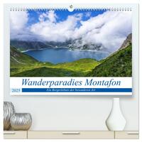 Vorderes Coverbild Wanderparadies Montafon (hochwertiger Premium Wandkalender 2025 DIN A2 quer), Kunstdruck in Hochglanz