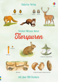 Vorderes Coverbild Sticker-Wissen Natur: Tierspuren