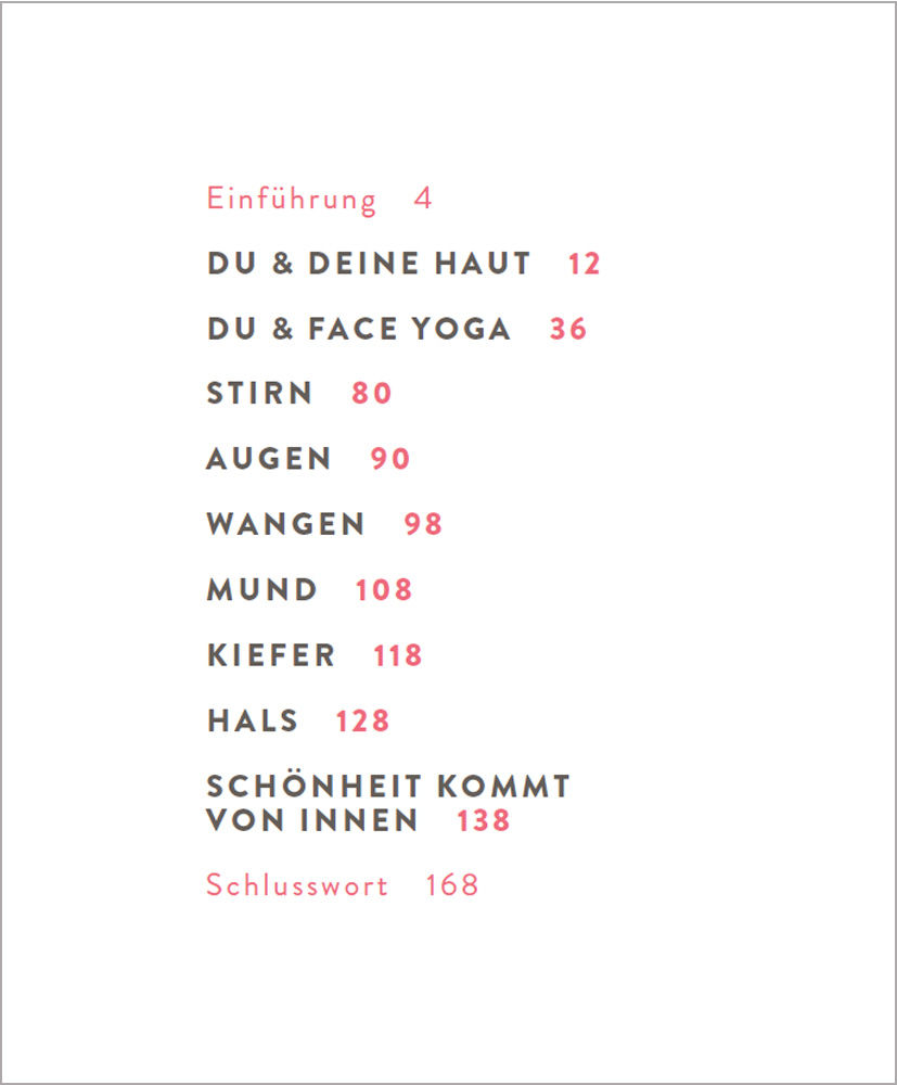 Beispielinhalt (Bild) Face Yoga