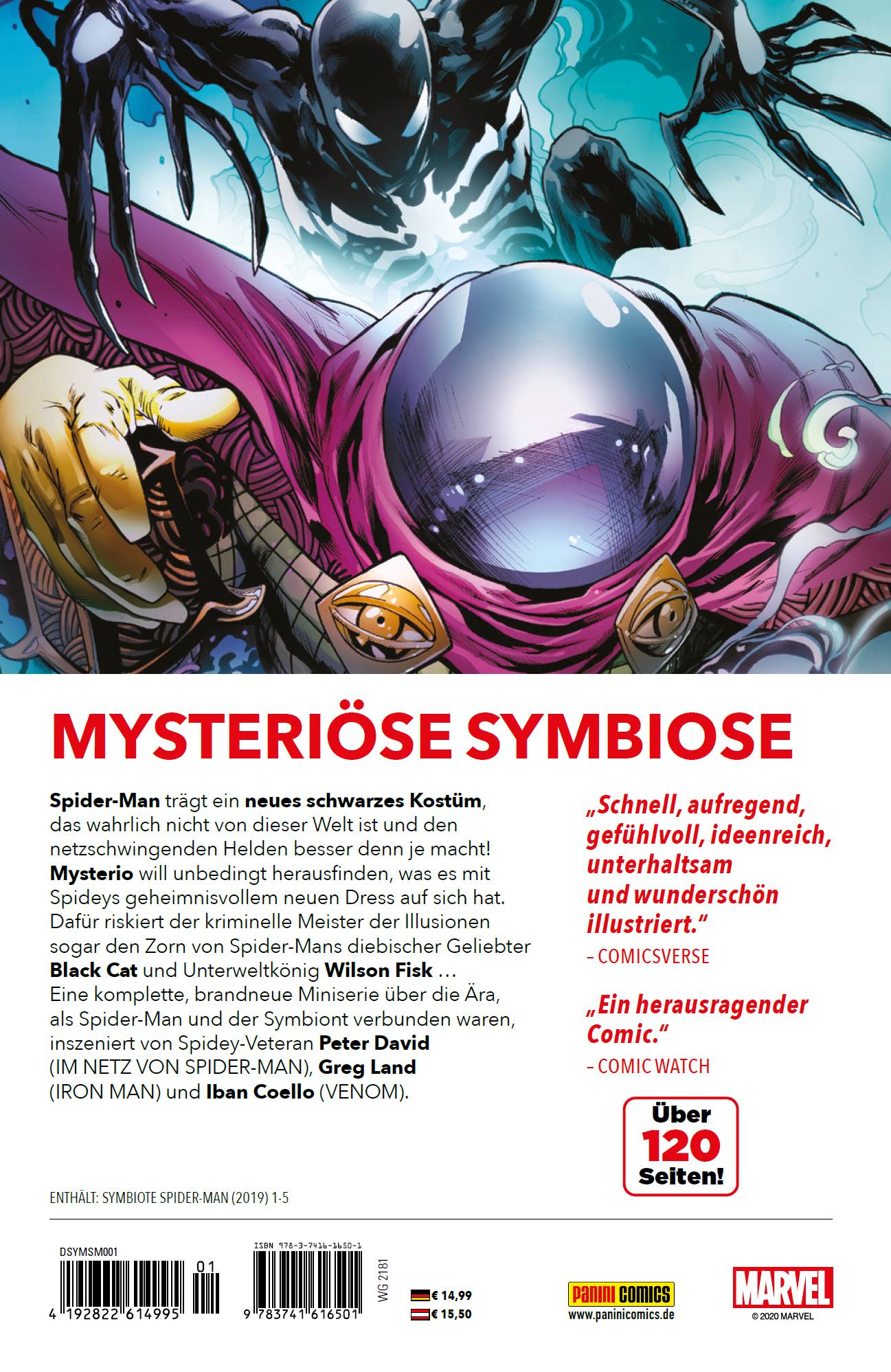 Rückseitencover Symbiote Spider-Man