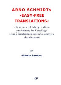 Vorderes Coverbild Arno Schmidts ›easy?free translations‹