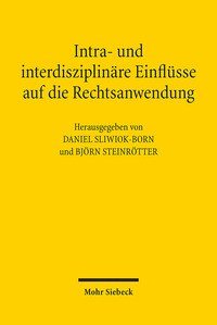 Vorderes Coverbild Intra- und interdisziplinäre Einflüsse auf die Rechtsanwendung