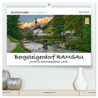 Vorderes Coverbild Bergsteigerdorf RAMSAU - Juwel im Berchtesgadener Land (hochwertiger Premium Wandkalender 2025 DIN A2 quer), Kunstdruck in Hochglanz