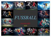 Vorderes Coverbild Fussball - Zweikampf (Wandkalender 2025 DIN A2 quer), CALVENDO Monatskalender