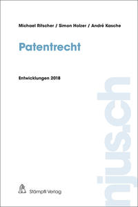 Vorderes Coverbild Patentrecht
