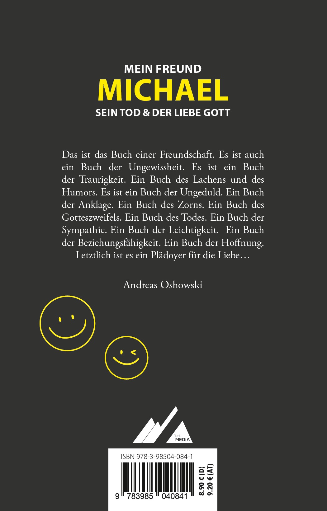 Rückseitencover Mein Freund Michael sein Tod & der liebe Gott