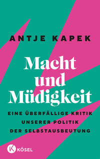Vorderes Coverbild Macht und Müdigkeit
