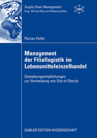 Vorderes Coverbild Management der Filiallogistik im Lebensmitteleinzelhandel
