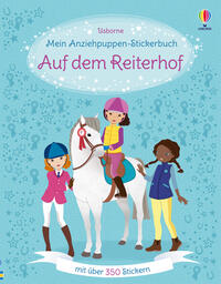Vorderes Coverbild Mein Anziehpuppen-Stickerbuch: Auf dem Reiterhof