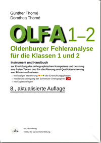 Vorderes Coverbild OLFA 1-2: Oldenburger Fehleranalyse für die Klassen 1 und 2.
