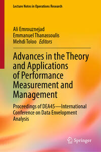 Vorderes Coverbild Advances in the Theory and Applications of Performance Measurement and Management