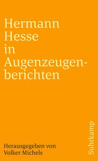 Vorderes Coverbild Hermann Hesse in Augenzeugenberichten