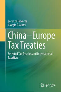 Vorderes Coverbild China–Europe Tax Treaties