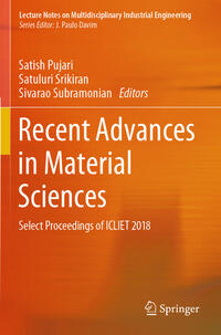 Vorderes Coverbild Recent Advances in Material Sciences