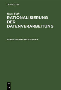 Vorderes Coverbild Horst Futh: Rationalisierung der Datenverarbeitung / Die EDV mitgestalten