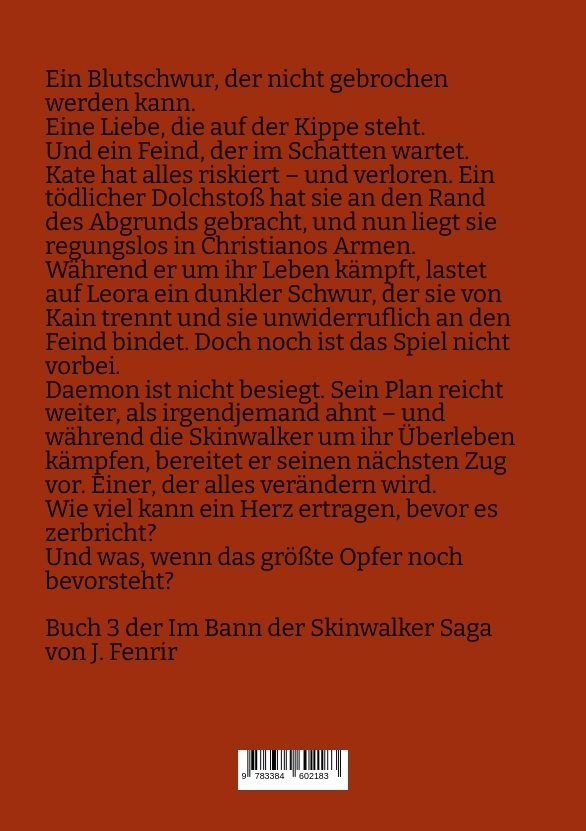 Rückseitencover Im Bann der Skinwalker 3