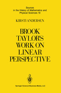 Vorderes Coverbild Brook Taylor’s Work on Linear Perspective