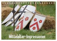 Vorderes Coverbild Mittelalter-Impressionen (Tischkalender 2025 DIN A5 quer), CALVENDO Monatskalender