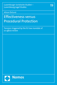 Vorderes Coverbild Effectiveness versus Procedural Protection