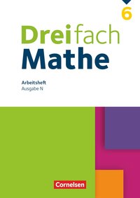 Vorderes Coverbild Dreifach Mathe - Ausgabe N - 6. Schuljahr