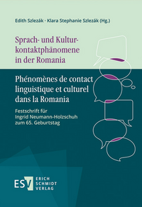 Vorderes Coverbild Sprach- und Kulturkontaktphänomene in der Romania – Phénomènes de contact linguistique et culturel dans la Romania