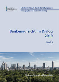 Vorderes Coverbild Bankenaufsicht im Dialog 2019