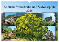 Vorderes Coverbild Südliche Weinstraße und Südwestpfalz (Wandkalender 2026 DIN A3 quer), CALVENDO Monatskalender