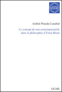 Vorderes Coverbild Le concept de non-contemporanéité dans la philosophie d’Ernst Bloch