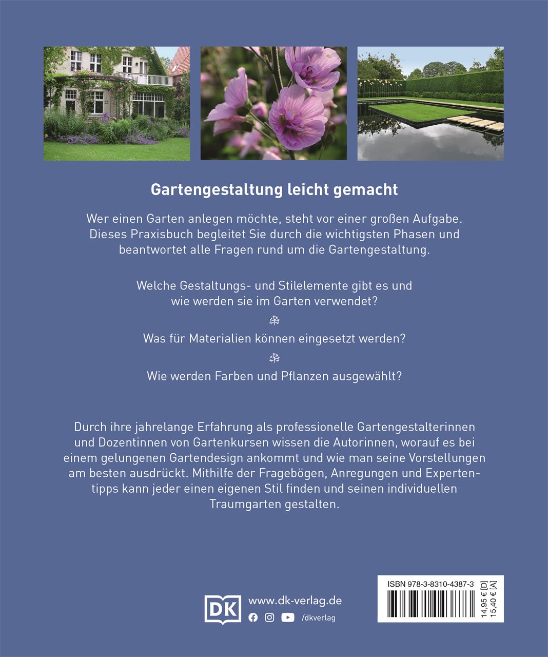 Rückseitencover Praxisbuch Gartengestaltung