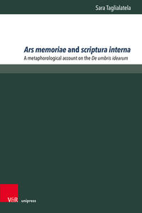 Vorderes Coverbild Ars memoriae and scriptura interna