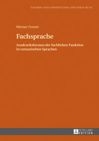 Vorderes Coverbild Fachsprache