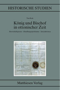 Vorderes Coverbild König und Bischof in ottonischer Zeit