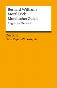 Vorderes Coverbild On Moral Luck / Über moralisches Glück