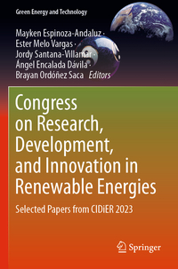 Vorderes Coverbild Congress on Research, Development, and Innovation in Renewable Energies