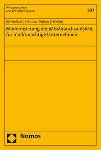 Vorderes Coverbild Modernisierung der Missbrauchsaufsicht für marktmächtige Unternehmen