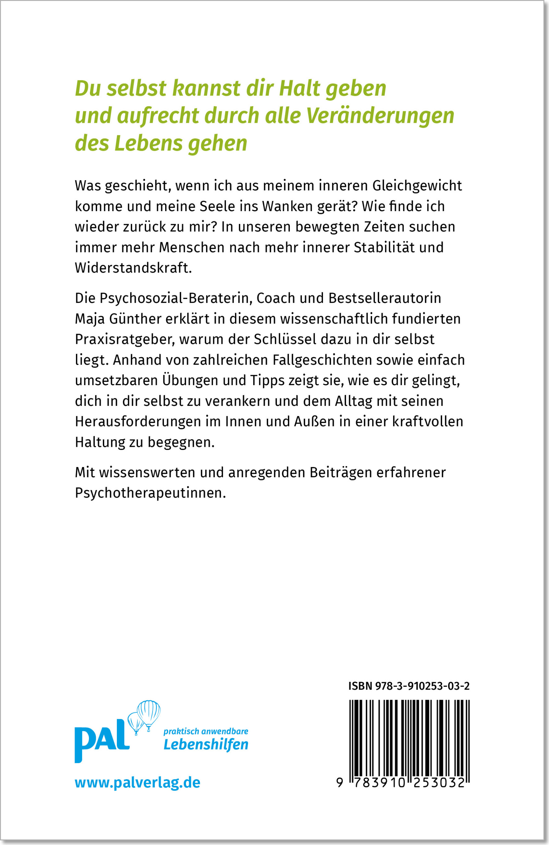 Rückseitencover So findest du innere Stabilität