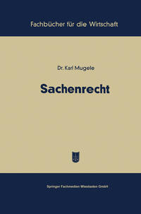 Vorderes Coverbild Sachenrecht