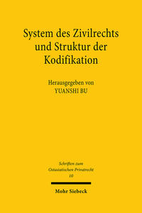 Vorderes Coverbild System des Zivilrechts und Struktur der Kodifikation