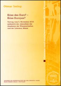 Vorderes Coverbild Krise des Euro? – Krise Europas?