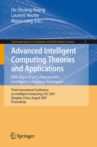 Vorderes Coverbild Advanced Intelligent Computing Theories and Applications