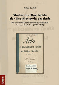 Vorderes Coverbild Studien zur Geschichte der Geschichtswissenschaft