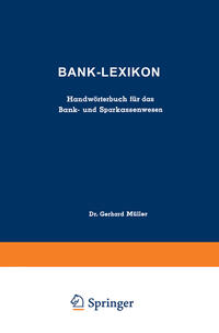 Vorderes Coverbild Bank-Lexikon