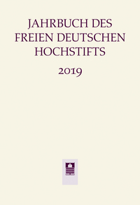 Vorderes Coverbild Jahrbuch des Freien Deutschen Hochstifts 2019