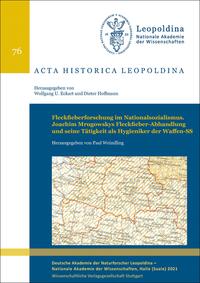 Vorderes Coverbild Fleckfieberforschung im Nationalsozialismus